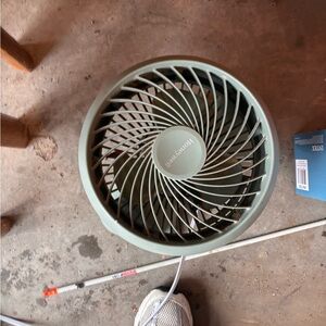 Hunter Sage Green Table Fan